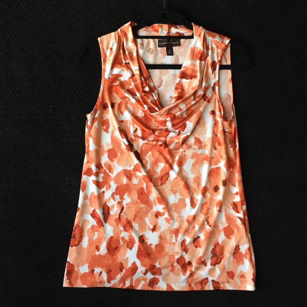 Dana Buchman Cowl Neck Top Regular or Maternity XS